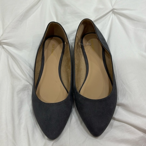 Old navy gray flats- size 9.5 - Picture 1 of 3